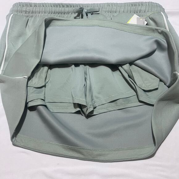 All In Motion Airy Sleek Knit Skort XL High Rise Light Green NWT Athletic - Picture 3 of 9